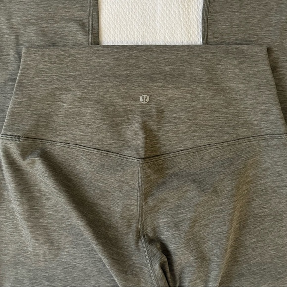 NWOT Lululemon Align High-Rise Pant 25" - Heathered Grey Sage SZ 8 - Picture 4 of 7